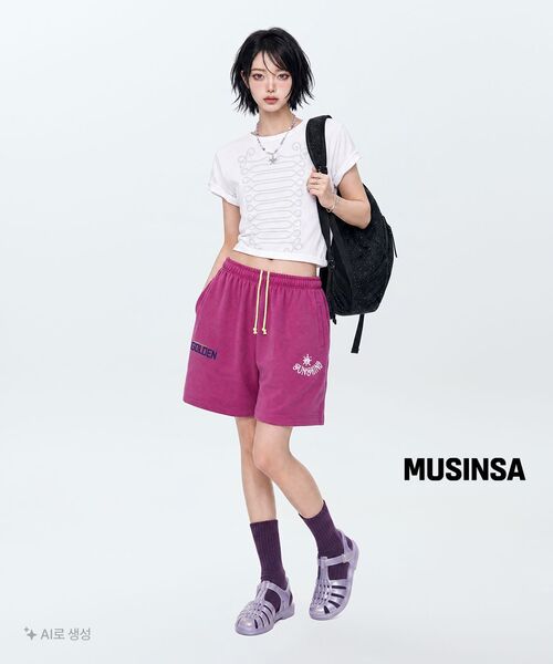 GOLDEN SNSHINE(ゴールデン サンシャイン)の「Sunshine sweat shorts_Purple(その他パンツ・レディース・その他・MEDIUM/LARGE)」の10枚目の写真