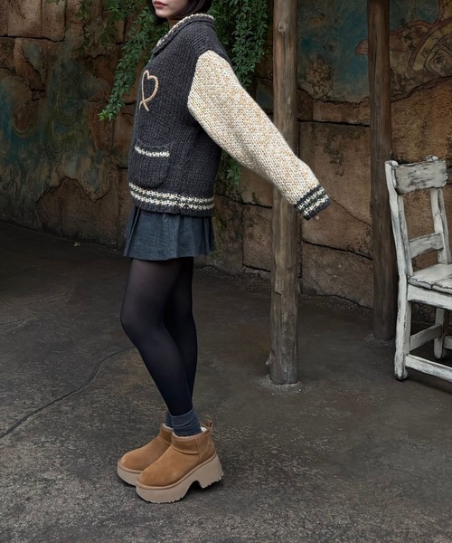 Gaphos (ガフォス)の「ハートカウチンニットジャケット(ニット/セーター・メンズ・グリーン・1/2)」の17枚目の写真