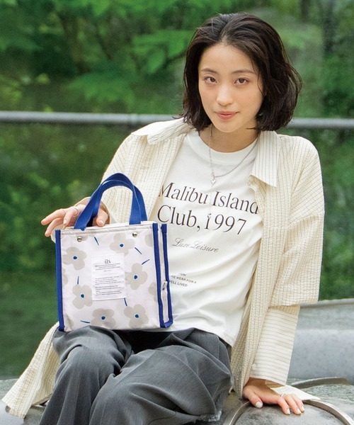 Wpc. Patterns（ダブリュピーシーパターンズ）の「Wpc. Patterns 保冷保温スクエアバッグ ランチバッグ（エコバッグ/サブバッグ・レディース・ホワイト系その他/ホワイト系その他3/モカ/ホワイト系その他2・FREE）」の5枚目の写真