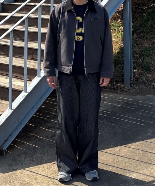 DRAW FIT（ドローフィット）の「コントラストワークトラッカージャケット [D.GREY]（デニムジャケット・メンズ・その他・LARGE/X-LARGE/MEDIUM）」の7枚目の写真