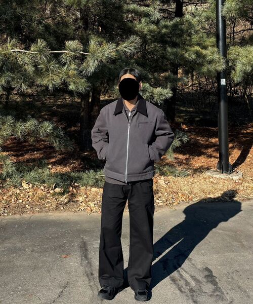 DRAW FIT（ドローフィット）の「コントラストワークトラッカージャケット [D.GREY]（デニムジャケット・メンズ・その他・LARGE/X-LARGE/MEDIUM）」の8枚目の写真