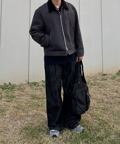 DRAW FIT（ドローフィット）の「コントラストワークトラッカージャケット [D.GREY]（デニムジャケット・メンズ・その他・LARGE/X-LARGE/MEDIUM）」の13枚目の写真