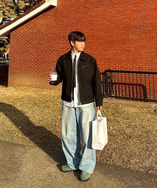 DRAW FIT（ドローフィット）の「コントラストワークトラッカージャケット [D.GREY]（デニムジャケット・メンズ・その他・LARGE/X-LARGE/MEDIUM）」の14枚目の写真