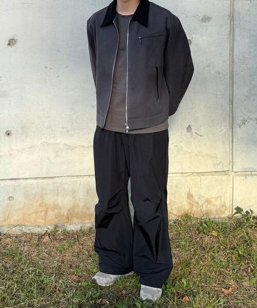 DRAW FIT（ドローフィット）の「コントラストワークトラッカージャケット [D.GREY]（デニムジャケット・メンズ・その他・LARGE/X-LARGE/MEDIUM）」の16枚目の写真