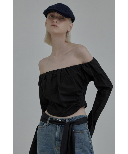 Off Shoulder Blouse - Black