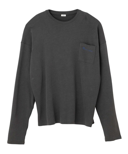 SEA(シー)の「GRAPHIC L/S ポケットTEE (Hibiscus Seavalley)(Tシャツ/カットソー・レディース・ホワイト/ブルー/チャコールグレー・2/1/0)」の17枚目の写真