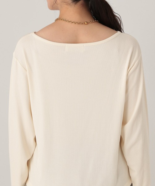 Elura（エルーラ）の「レースコンビロンTEE/634721（Tシャツ/カットソー・レディース・ホワイト/ブラック・FREE）」の11枚目の写真