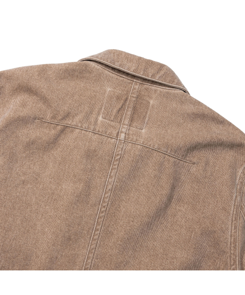 PRODESHIRT(プロデシャツ)の「ヴィンテージコットントラッカージャケット(ウッドブラウン)(デニムジャケット・メンズ・その他・LARGE/X-LARGE/XX-LARGE)」の3枚目の写真