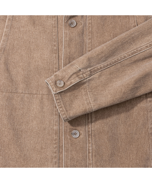 PRODESHIRT(プロデシャツ)の「ヴィンテージコットントラッカージャケット(ウッドブラウン)(デニムジャケット・メンズ・その他・LARGE/X-LARGE/XX-LARGE)」の4枚目の写真