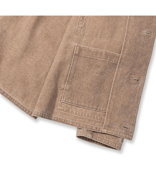 PRODESHIRT(プロデシャツ)の「ヴィンテージコットントラッカージャケット(ウッドブラウン)(デニムジャケット・メンズ・その他・LARGE/X-LARGE/XX-LARGE)」の6枚目の写真