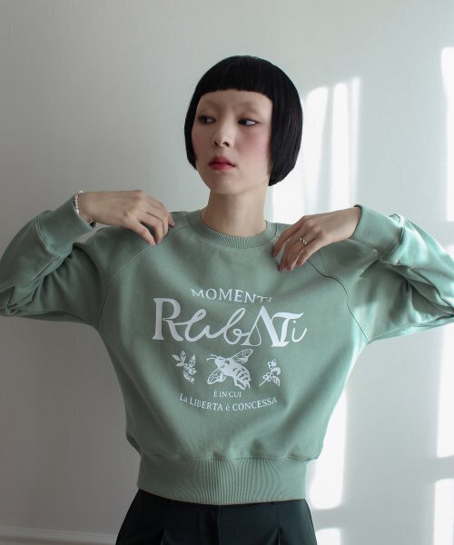 RUBATI(ルバティ)の「Honeybee Sweatshirt (PISTACHIO)(スウェット・レディース・その他・size2/size1)」の1枚目の写真