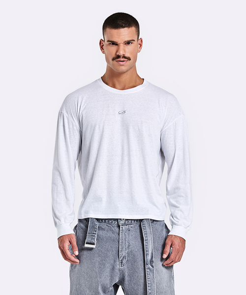 51%(フィフティーワンパーセント)の「Slub Longsleeve - White(Tシャツ/カットソー・メンズ・その他・MEDIUM/LARGE)」の1枚目の写真