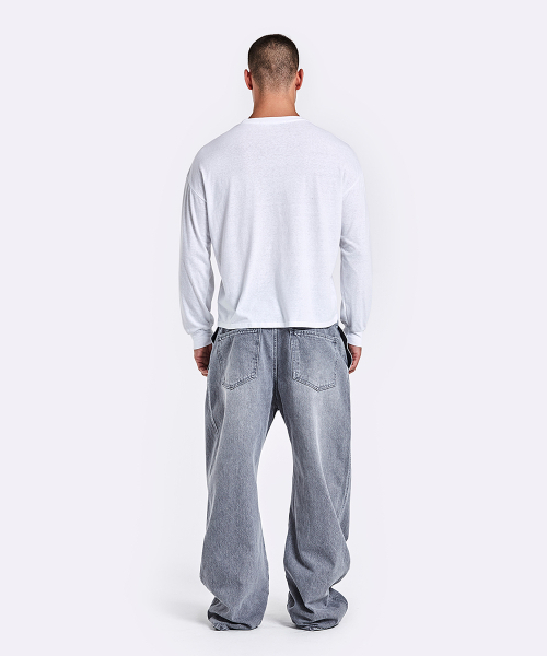 51%(フィフティーワンパーセント)の「Slub Longsleeve - White(Tシャツ/カットソー・メンズ・その他・MEDIUM/LARGE)」の3枚目の写真