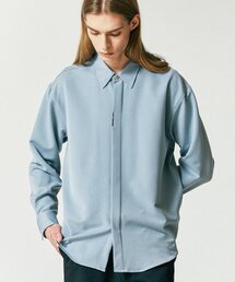 S SY（エスエスワイ）の「バーティカルティップベーシックシャツリラックスフィットスカイブルー（シャツ/ブラウス）」