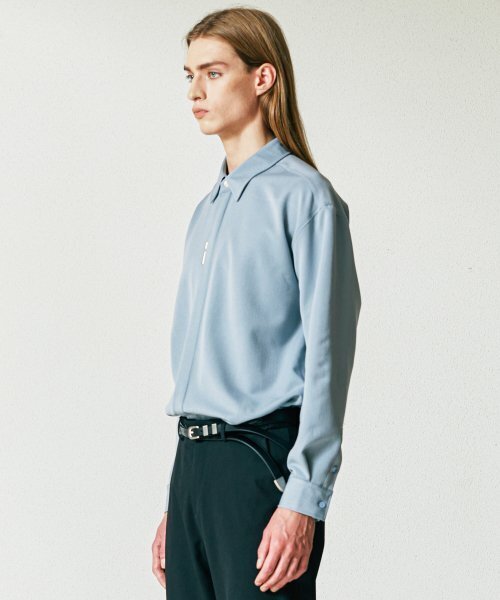 S SY(エスエスワイ)の「バーティカルティップベーシックシャツリラックスフィットスカイブルー(シャツ/ブラウス・メンズ・その他・LARGE/MEDIUM/SMALL)」の6枚目の写真
