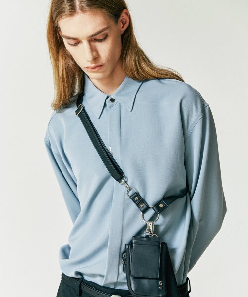 S SY(エスエスワイ)の「バーティカルティップベーシックシャツリラックスフィットスカイブルー(シャツ/ブラウス・メンズ・その他・LARGE/MEDIUM/SMALL)」の7枚目の写真