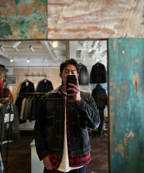VDR（ブイディアール）の「302 Denim Jacket [Faded Black]（デニムジャケット・メンズ・その他・MEDIUM）」の9枚目の写真