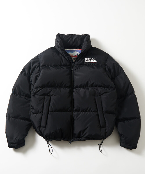 FIRST DOWN（ファーストダウン）の「FIRST DOWN/ファーストダウン 別注 バブルダウン（ダウンジャケット/コート・メンズ・ホワイト/ブラック/チャコールグレー・SMALL/MEDIUM/LARGE）」の16枚目の写真