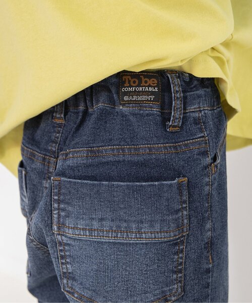 BREEZE（ブリーズ）の「【26春新作】すぽ軽テーパードパンツ_ジュニア対応（その他パンツ・キッズ・インディゴブルー/キャメル/その他10/ブラック・90/100/110/150/130/140/160/120）」の7枚目の写真