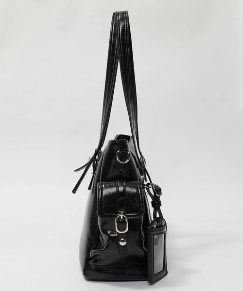 Figments(フィグメンツ)の「チャームツキY2Kバッグ(トートバッグ・レディース・ブラック・FREE)」の7枚目の写真