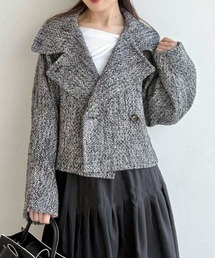 FRAY I.D（フレイアイディー）の「スタンドカラーショートコート（トレンチコート）」