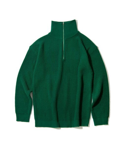 UNLC(ユーエヌエルシー)の「ハーフジップソリッドニット(クリーム)(ニット/セーター・メンズ・その他・LARGE/MEDIUM)」の5枚目の写真