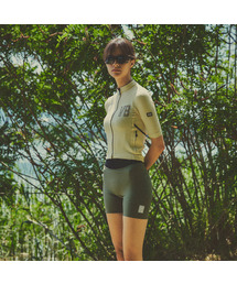 LONGTERM（ロングターム）の「Slim Bib Shorts Tights 832 Women's [Time]（スポーツグッズ）」