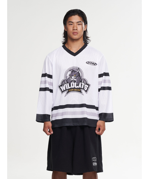 ONERM(ワンアルエム)の「ワイルドキャッツアイスホッケージャージ(Tシャツ/カットソー・レディース・その他・MEDIUM/LARGE/X-LARGE)」の1枚目の写真
