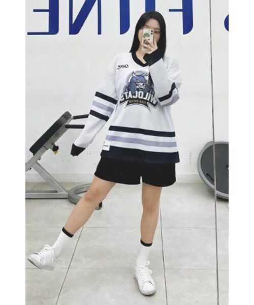 ONERM(ワンアルエム)の「ワイルドキャッツアイスホッケージャージ(Tシャツ/カットソー・レディース・その他・MEDIUM/LARGE/X-LARGE)」の15枚目の写真