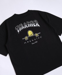 THRASHER / スラッシャー × Mark Gonzales / マークゴンザレス グラフィック バックプリントTシャツ オーバーサイズ