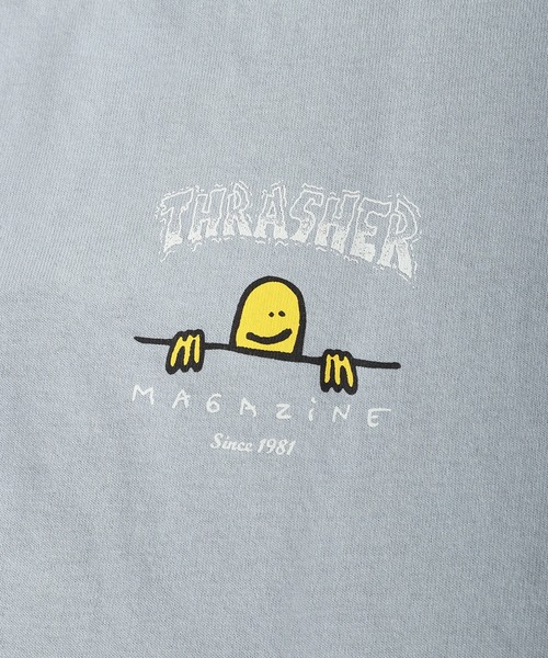 THRASHER（スラッシャー）の「THRASHER / スラッシャー × Mark Gonzales / マークゴンザレス グラフィック バックプリントTシャツ オーバーサイズ（Tシャツ/カットソー・メンズ・ブラック/サックスブルー/ミント/ホワイト・XL/L/M）」の8枚目の写真