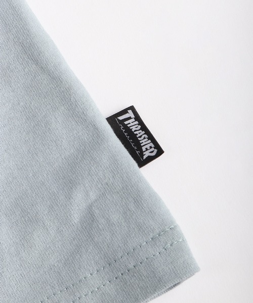 THRASHER（スラッシャー）の「THRASHER / スラッシャー × Mark Gonzales / マークゴンザレス グラフィック バックプリントTシャツ オーバーサイズ（Tシャツ/カットソー・メンズ・ブラック/サックスブルー/ミント/ホワイト・XL/L/M）」の10枚目の写真