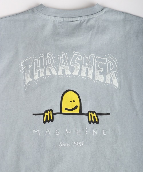 THRASHER（スラッシャー）の「THRASHER / スラッシャー × Mark Gonzales / マークゴンザレス グラフィック バックプリントTシャツ オーバーサイズ（Tシャツ/カットソー・メンズ・ブラック/サックスブルー/ミント/ホワイト・XL/L/M）」の11枚目の写真