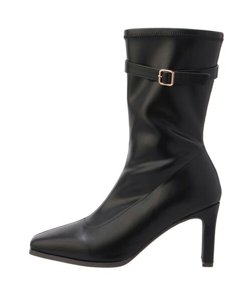 dazzlin（ダズリン）の「アンクルベルトミドルブーツ（ブーツ・レディース・ブラウン/ブラック/アイボリー・LARGE/MEDIUM）」の11枚目の写真