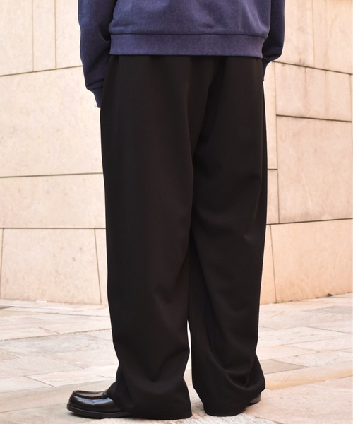Noen(ノエン)の「イージーワイドスラックス(スラックス・メンズ・ブラック/ハウンドトゥース・LARGE/MEDIUM)」の7枚目の写真