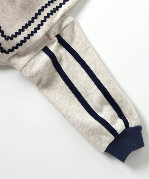 BREEZE（ブリーズ）の「【リンク】セーラー裏毛ワンピ（ワンピース・キッズ・グレー/ネイビー・80/90/100/110/120/130/140）」の20枚目の写真