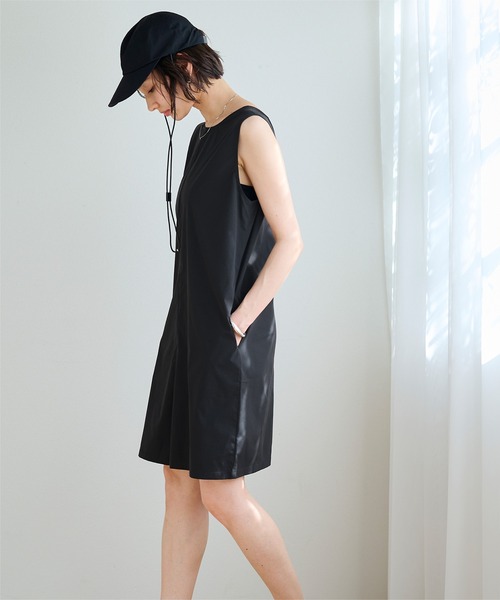 UR'S（ユアーズ）の「撥水2wayショートオールインワン/ラッシュガード（ラッシュガード・レディース・ベージュ/ブラック・S/M/L）」の8枚目の写真