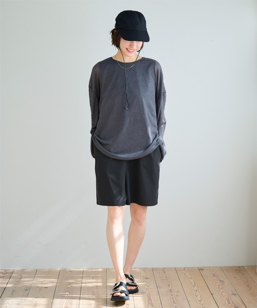UR'S（ユアーズ）の「撥水2wayショートオールインワン/ラッシュガード（ラッシュガード・レディース・ベージュ/ブラック・S/M/L）」の12枚目の写真