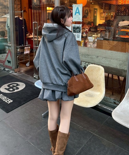 セール】【2026SS】レース使いZIPUPパーカー（パーカー）｜continuer