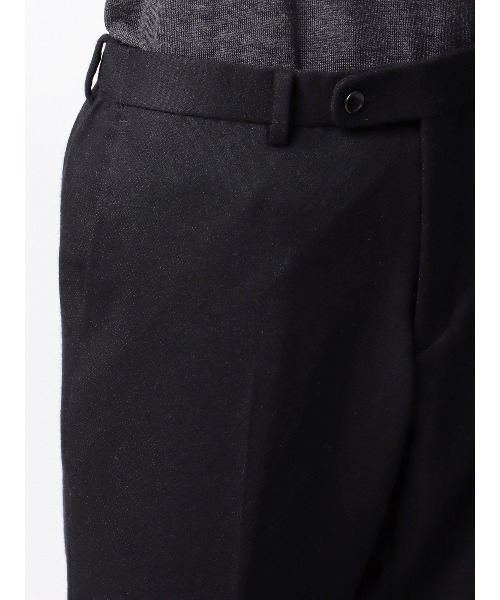 SUIT SQUARE(スーツスクエア)の「テーパードパンツ 尾州 ウールカシミヤブレンド ツイル(スラックス・メンズ・ネイビー/グレー・S/M/L/LL)」の20枚目の写真
