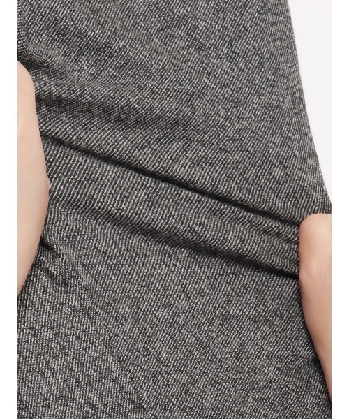 SUIT SQUARE(スーツスクエア)の「テーパードパンツ 尾州 ウールカシミヤブレンド ツイル(スラックス・メンズ・ネイビー/グレー・S/M/L/LL)」の14枚目の写真