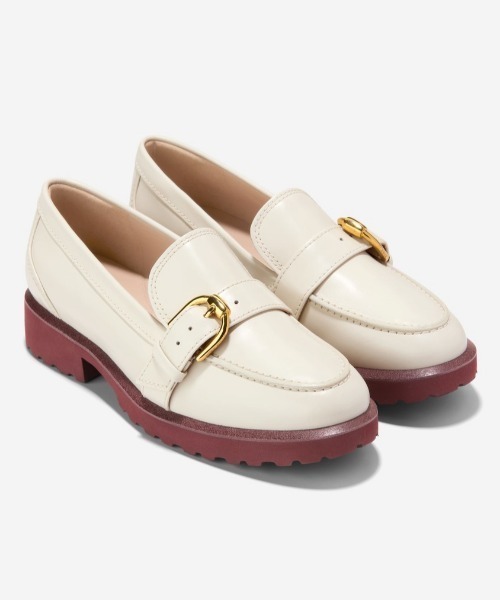 COLE HAAN（コールハーン）の「ギアナ バックル ローファー womens（ローファー・レディース・ホワイト・5.5/6/6.5/7/8/5/7.5）」の2枚目の写真