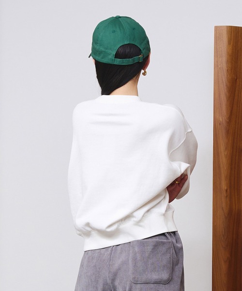 ROSE BUD（ローズバッド）の「COUNTRY CLUB L/S SWEAT（スウェット・レディース・チャコールグレー/オレンジ/ホワイト・ONE SIZE）」の6枚目の写真