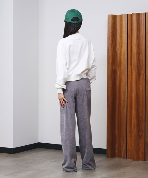 ROSE BUD（ローズバッド）の「COUNTRY CLUB L/S SWEAT（スウェット・レディース・チャコールグレー/オレンジ/ホワイト・ONE SIZE）」の9枚目の写真