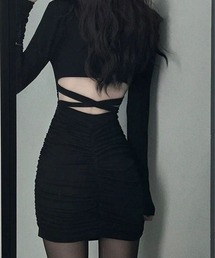 Flugge（フラッジー）の「バックオープンタイトワンピース（ワンピース）」