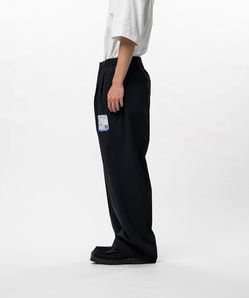 In・stru(men-tal).(インストルメンタル)の「W/R Taffeta Easy Pants(スラックス・メンズ・ブラック・48/46/44)」の3枚目の写真