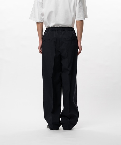 In・stru(men-tal).(インストルメンタル)の「W/R Taffeta Easy Pants(スラックス・メンズ・ブラック・48/46/44)」の4枚目の写真