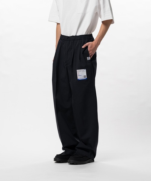 In・stru(men-tal).(インストルメンタル)の「W/R Taffeta Easy Pants(スラックス・メンズ・ブラック・48/46/44)」の6枚目の写真