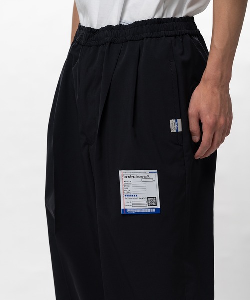 In・stru(men-tal).(インストルメンタル)の「W/R Taffeta Easy Pants(スラックス・メンズ・ブラック・48/46/44)」の7枚目の写真