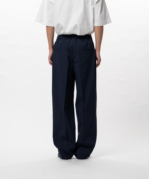 In・stru(men-tal).(インストルメンタル)の「W/R Taffeta Easy Pants(スラックス・メンズ・ブラック・48/46/44)」の11枚目の写真